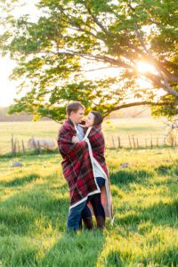 Missy and Chris's Farm Engagement Session in Finch, Ontario