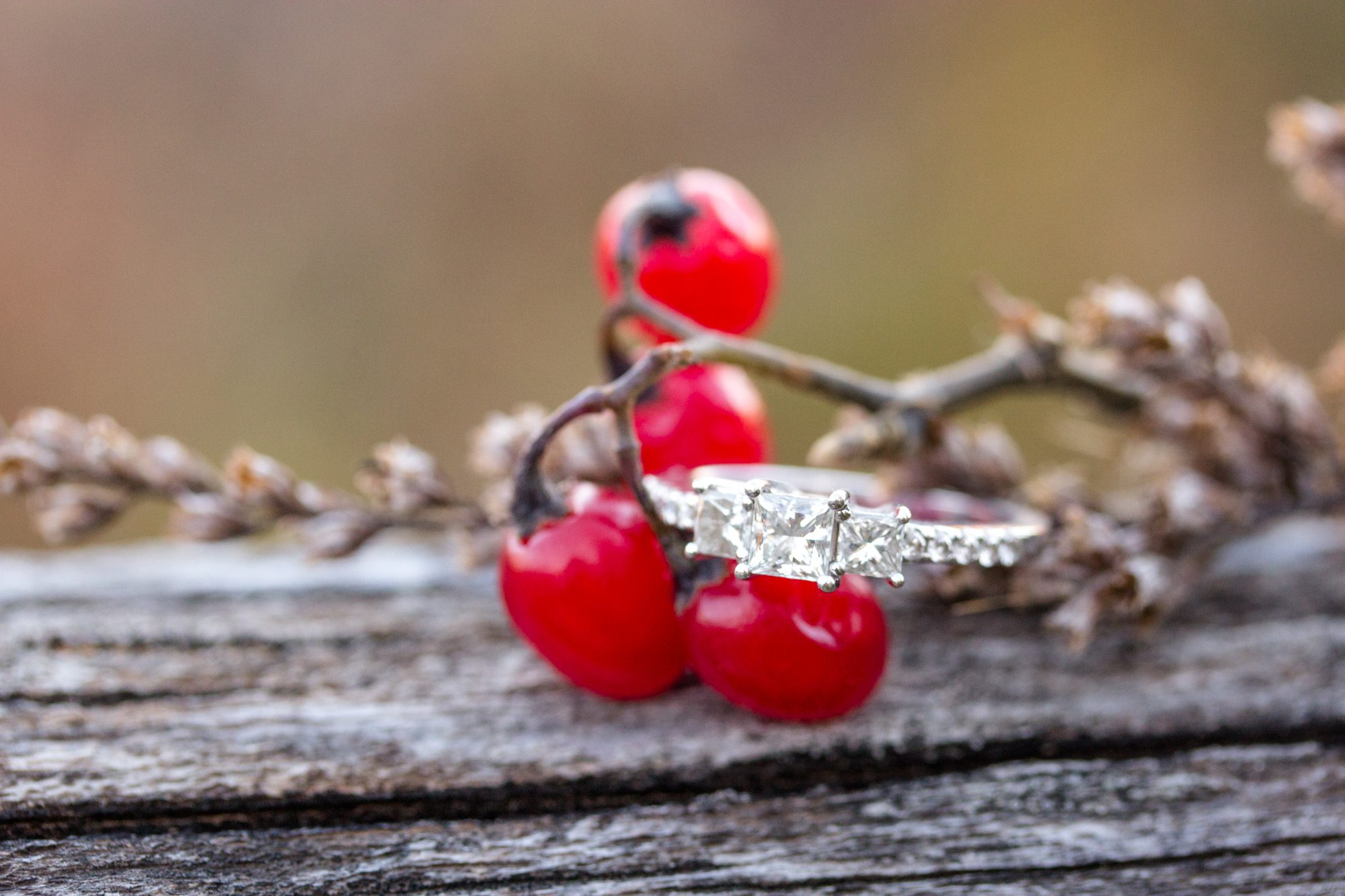 engagement ring fall berries