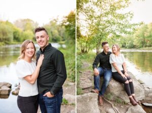 Modern engagement photographs