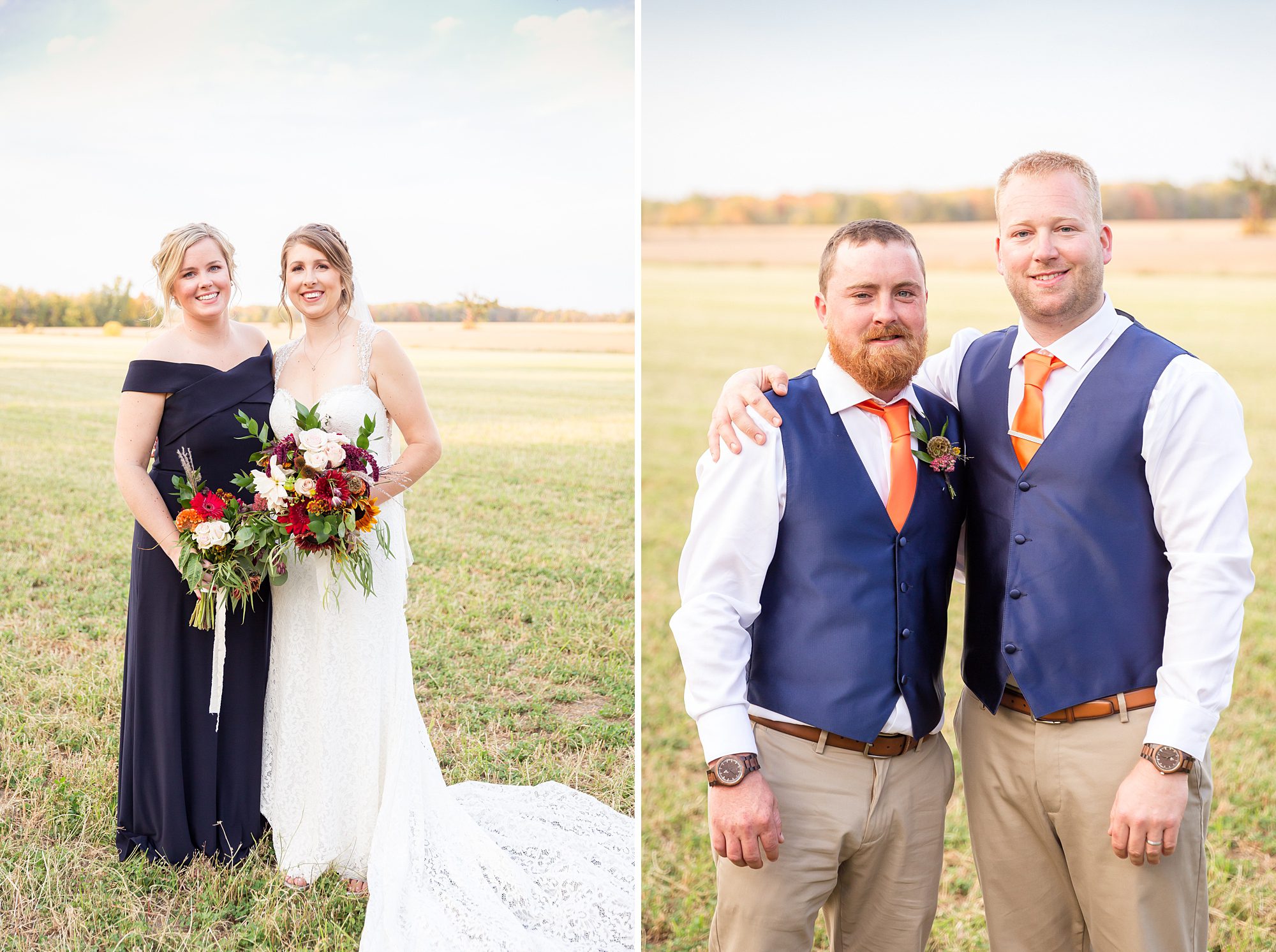 Rustic Autumn Family Farm Wedding in Ottawa, Ontario