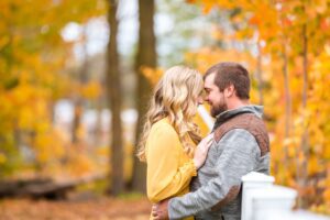 fall engagement picture outside Ottawa Ontario