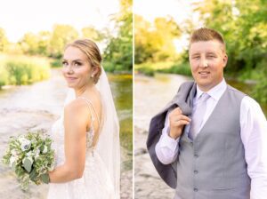 modern bride and groom portrait | Ottawa wedding photographer