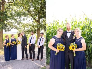 wedding party portraits - farm wedding in Alexandria, ON