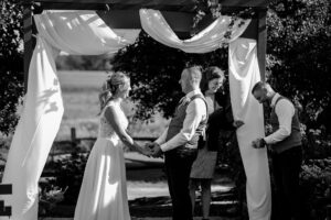 wedding at Strathmere's The Lodge