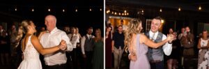 dances outside during wedding at strathmere