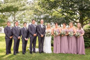 Wedding Party portraits at Romantic Farm Wedding in Winchester, ON