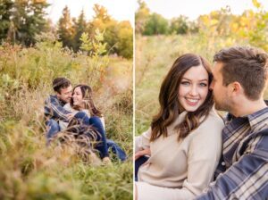 fall engagement photos in Ottawa, ON