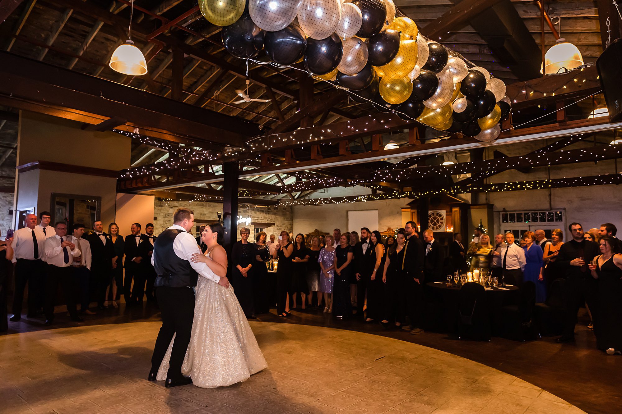 First Dance during Code's Mill Wedding in Perth, ON