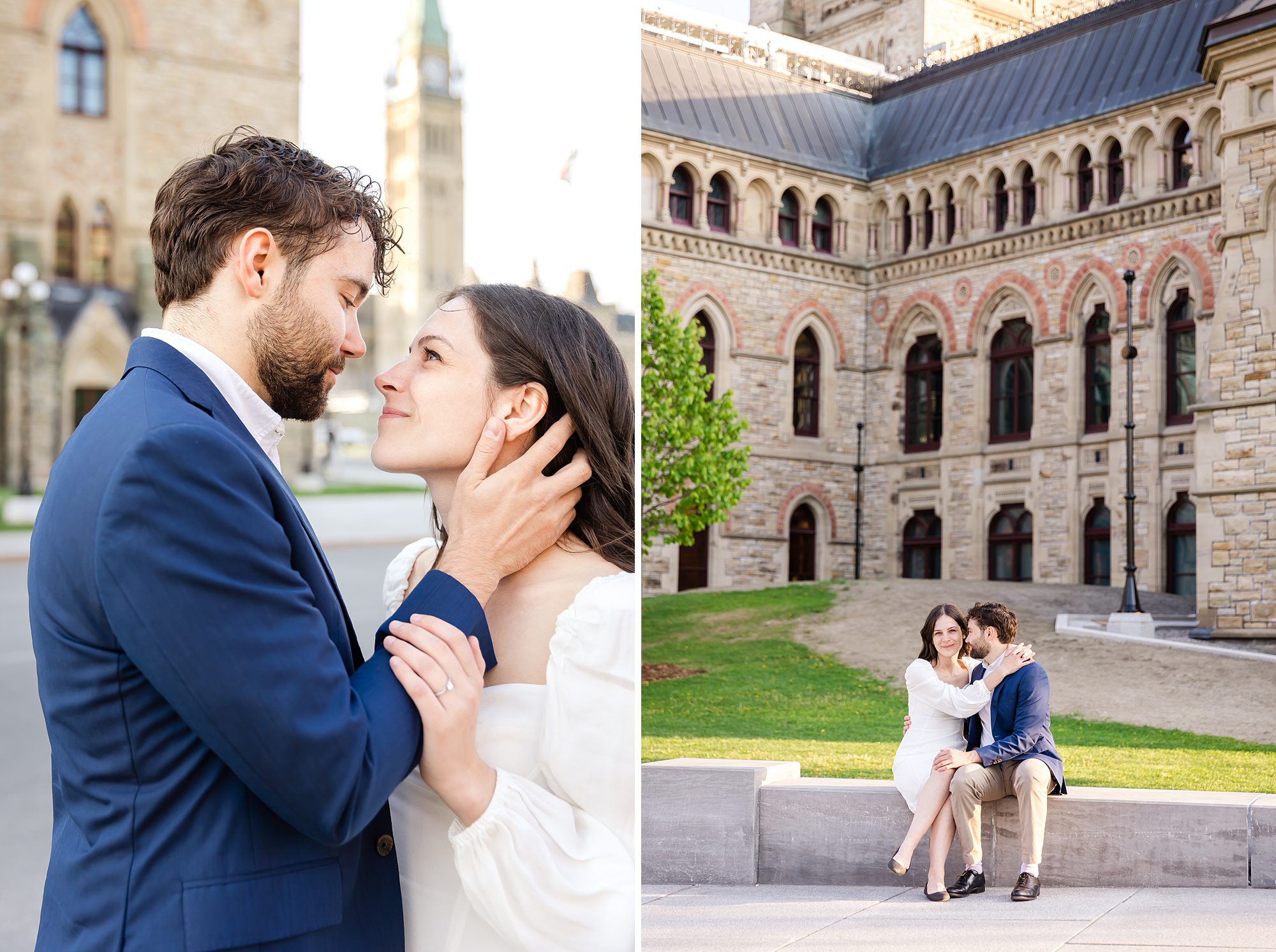 Romantic Downtown Ottawa Engagement Pictures