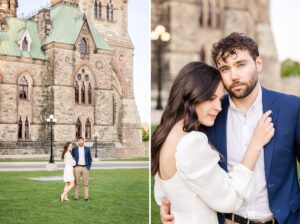 Downtown Ottawa Engagement Pictures at West Block