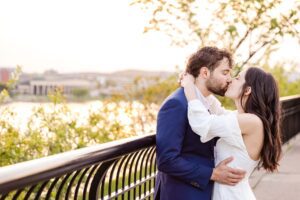 Dressy engagement portraits in downtown Ottawa