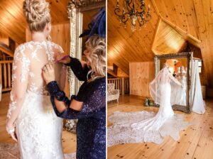 Getting ready upstairs at Tranquility Acres